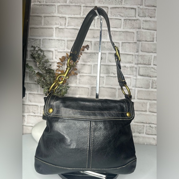 COACH Ali 65TH Anniversary
Vacchetta Leather Shoulder Bag Black 10327 EUC - Picture 8 of 14